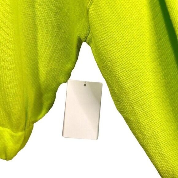 Abound Crop Sweater Blouson Sleeve Knit‎ V-Neck Small - Picture 5 of 8